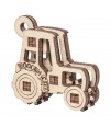 Wooden City - Transport Widgets 3D Mechanical Model - Brown